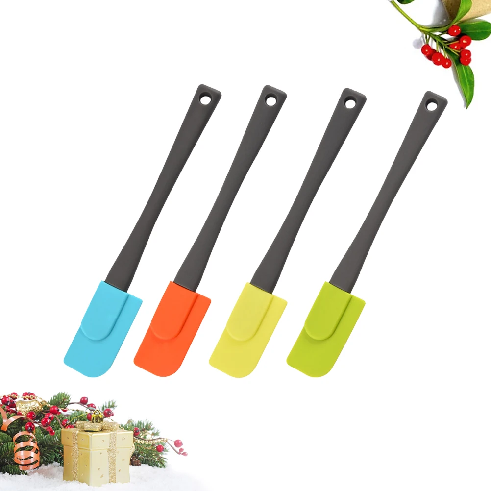 

4PCS Silicone Spatulas Multipurpose Kitchen Tools for Cutting Cheese Butter Jam Cream Baking Pastry Accessories