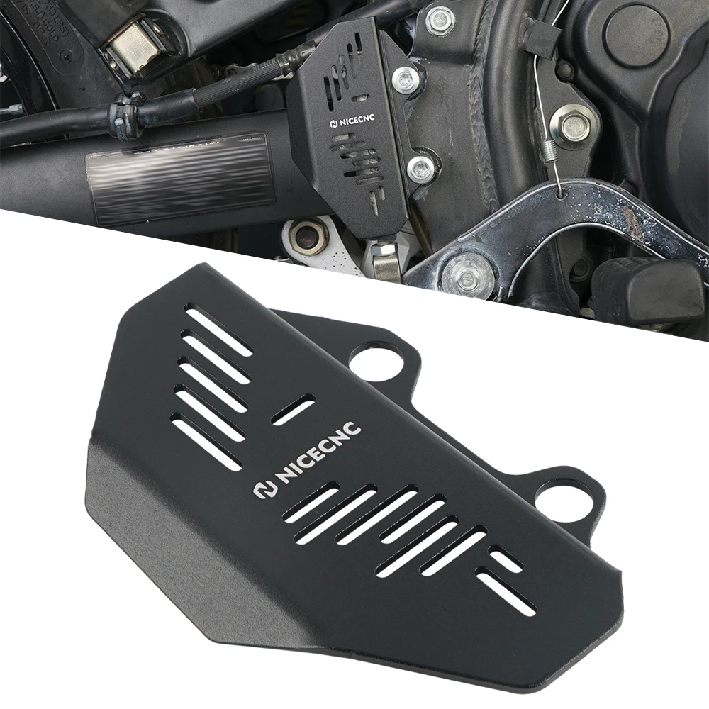 

For KLR650 Rear Brake Master Cylinder Gurad Cover Aluminum Brake Master Cylinder Protector for Kawasaki KLR 650 2008-2018