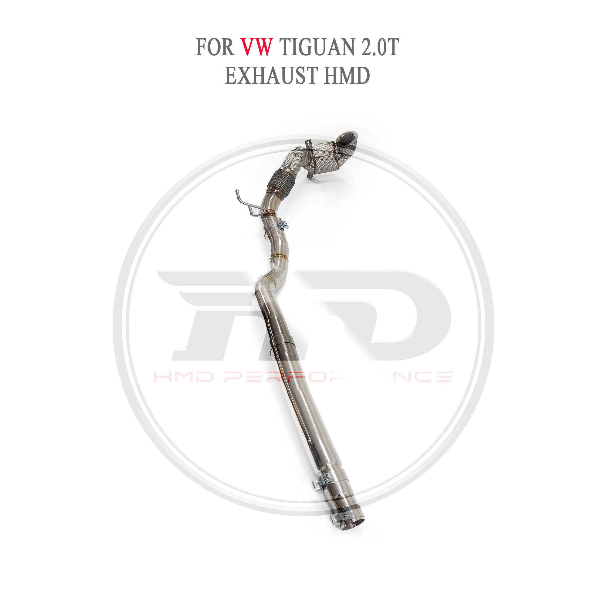 

HMD Downpipe for Volkswagen TIGUAN 2.0T VW Exhaust System Exhaust Systems Stainless Steel Performance Valve Car Accessories