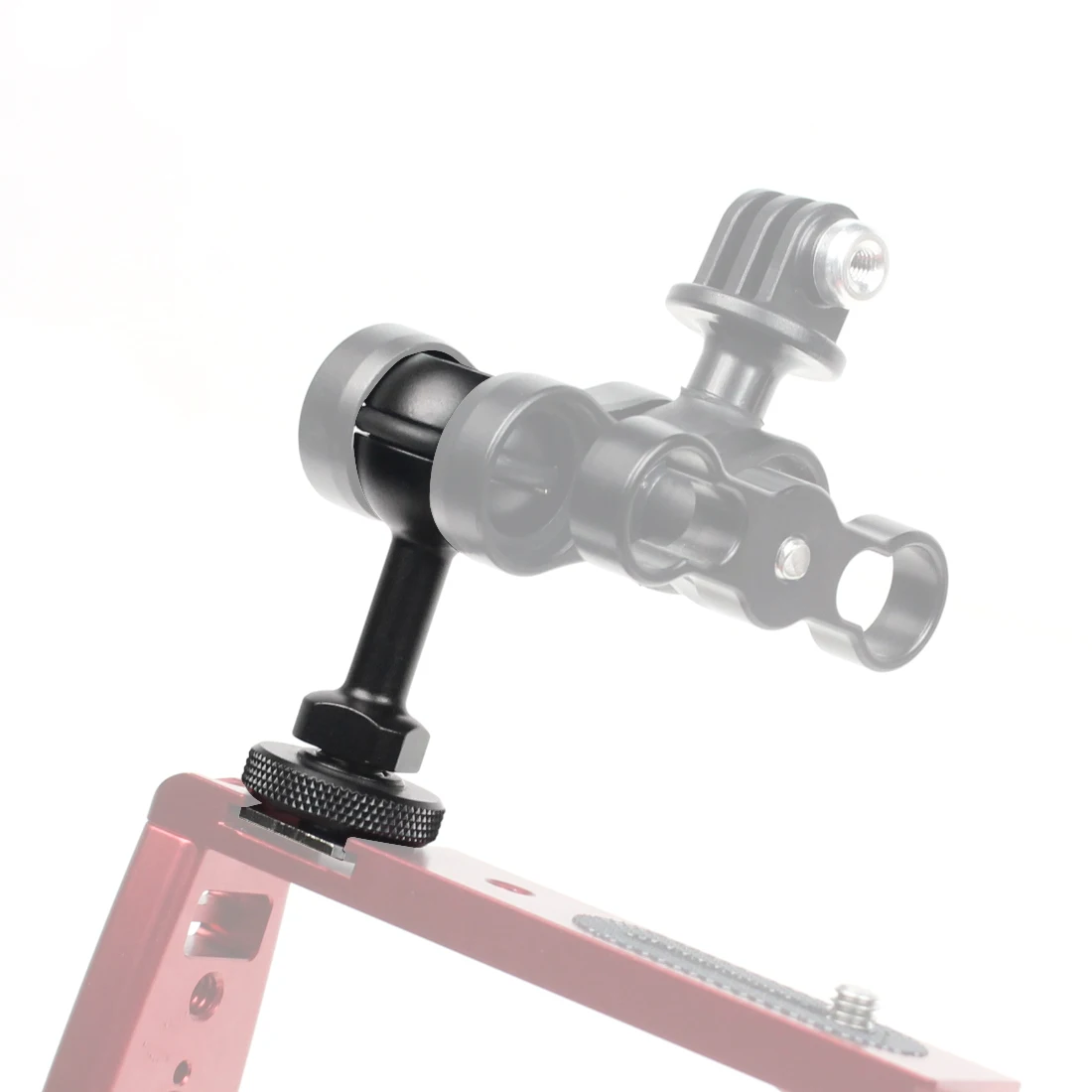 CNC-verstellbare 1-Zoll-Kugelkopfhalterung mit Kaltschuh-Basisadapter, Monitorhalter, magischer Arm für universelle Unterwasser-Action-Kamera – Detail 21