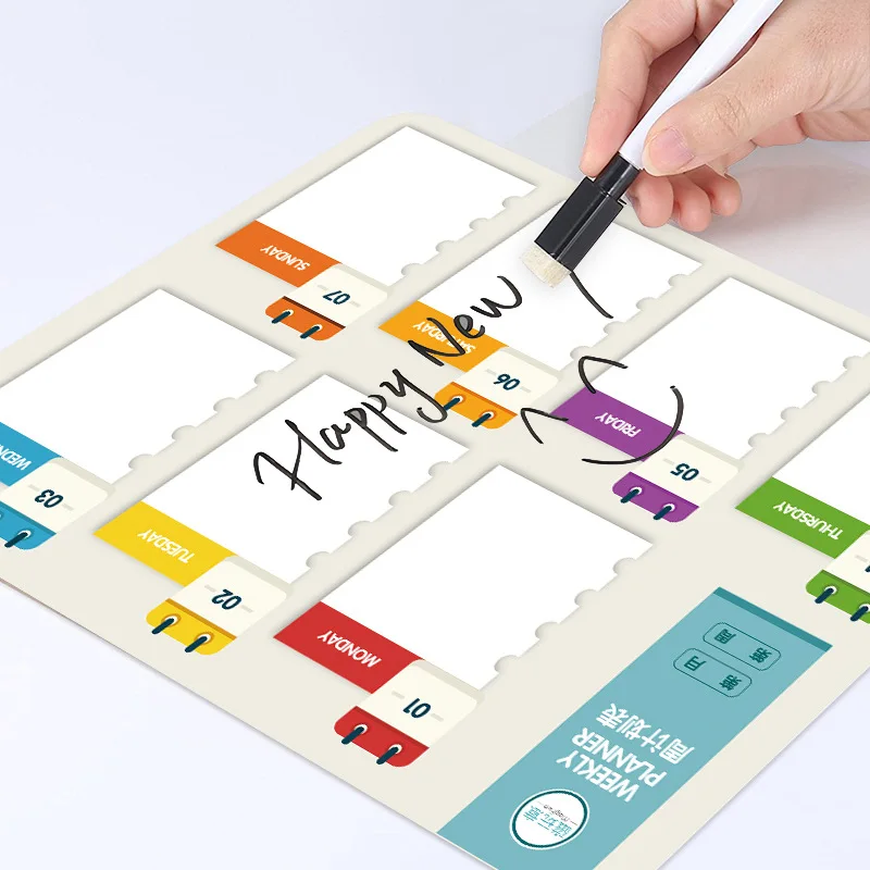 A3 Magnetic Fridge Magnet Recipe Schedule Message Board Magnet dry erase calendar