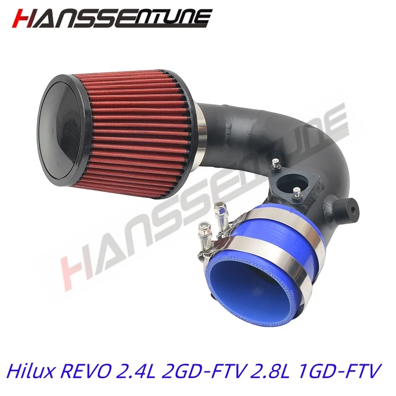 

4x4 Pickup Engine Air Intake System with Red Filter For Hilux REVO 2.4L 2GD-FTV 2.8L 1GD-FTV