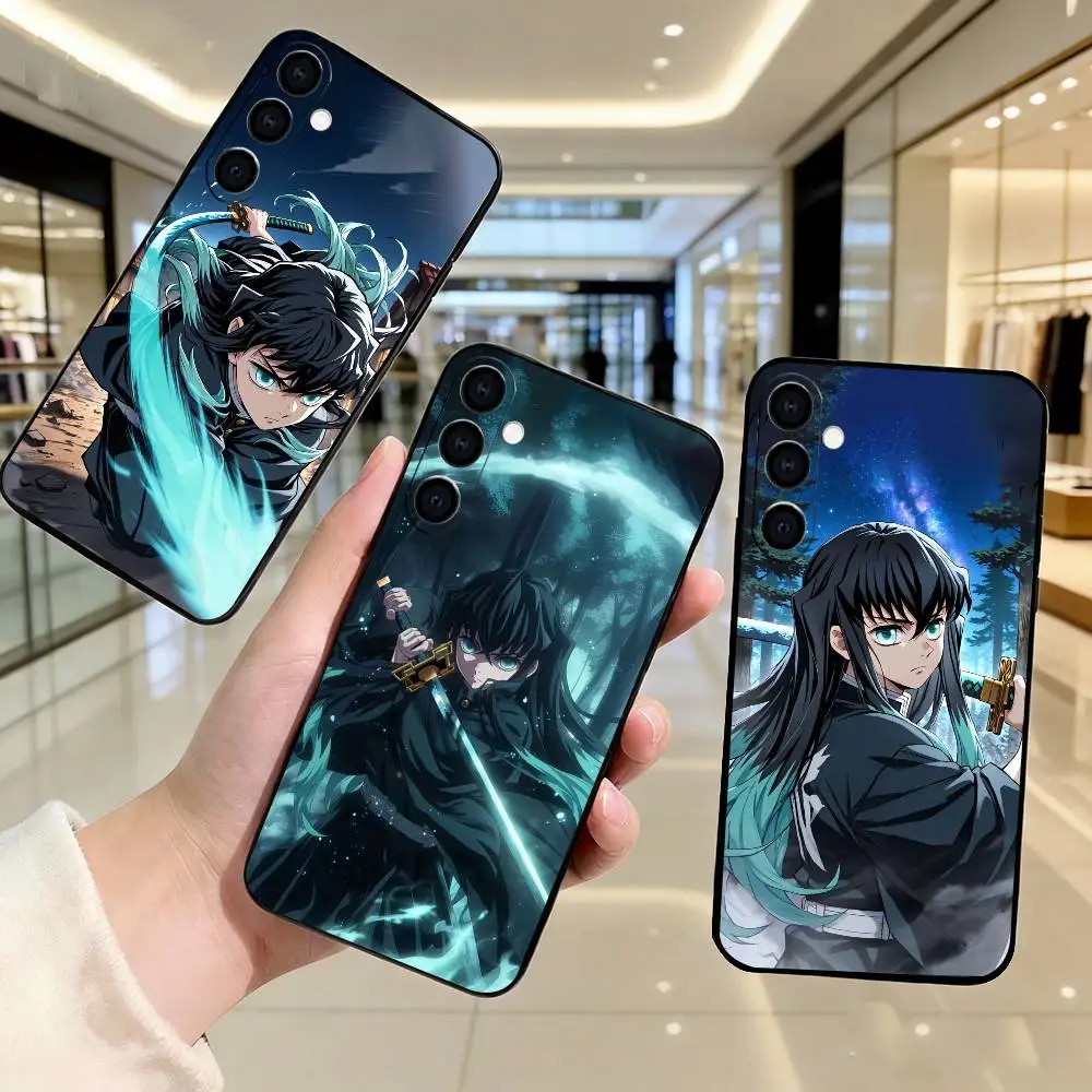 Demon M-Muichiro Tokito  Phone Case For Samsung Galaxy A73,A72,A71,A70,A53,A52,A51,Others Soft Black Cover