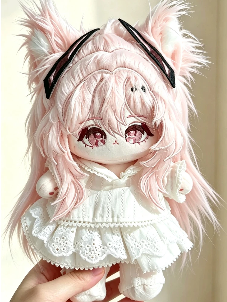 

20cm Game Arknights Theresa Anime Figures Cosplay Plush Stuffed Doll Body Cartoon Dress Up Toys Gifts