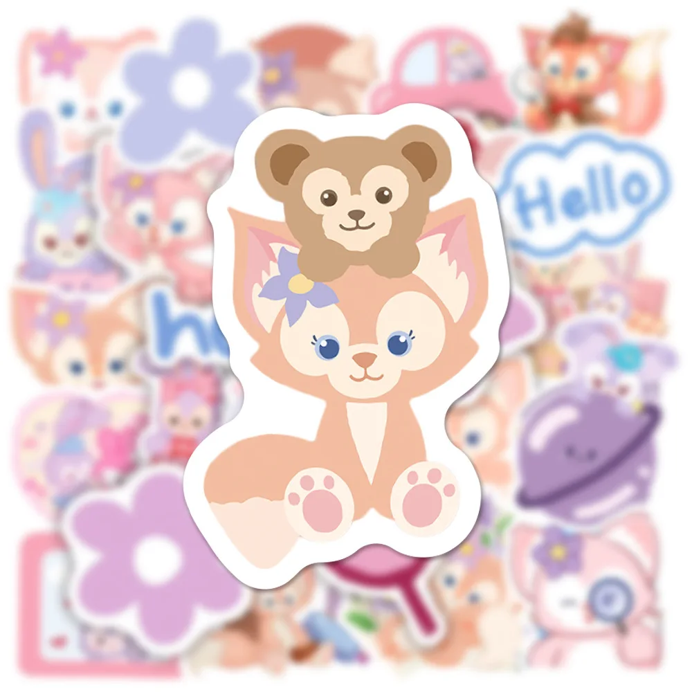 10/30/50pcs Cute Disney Character LinaBell Stickers Kawaii Cartoon Graffiti Sticker fai da te telefono cancelleria bagagli decalcomanie giocattolo