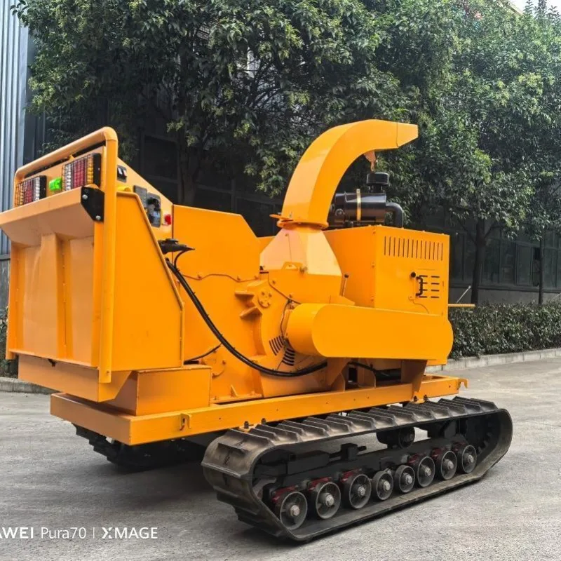 High Efficiency Wood Chipper Machine Customized Diesel Engine Retail Forestry Crusher Wood Chipper Shredder Machine for USA