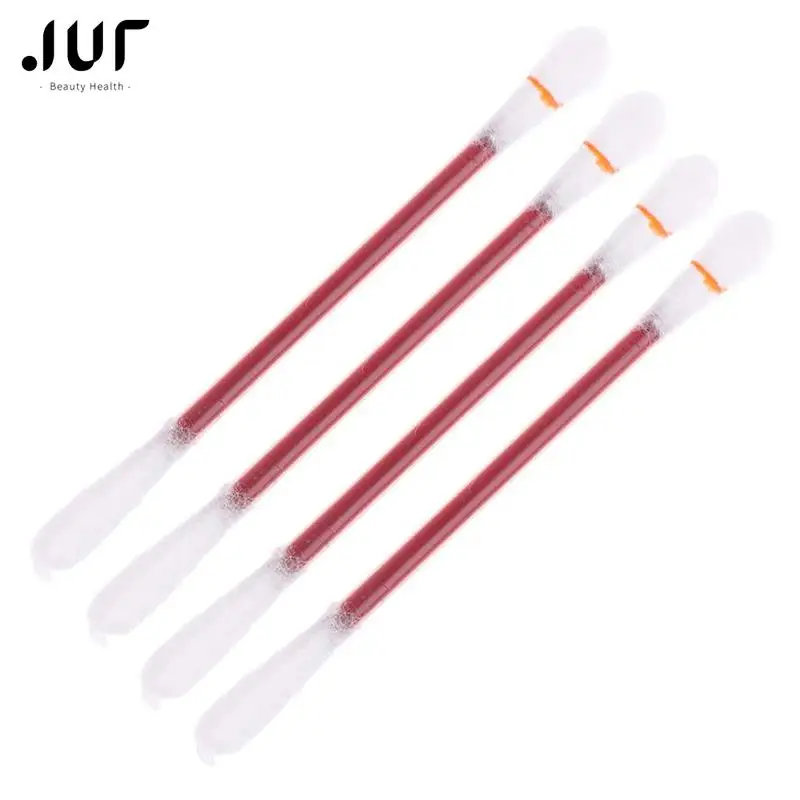 10 Pcs Disposable Medical Iodine Cotton Stick Swab Home Disinfection Emergency Double Head Wood Buds Tips Nose Ears Cleaning