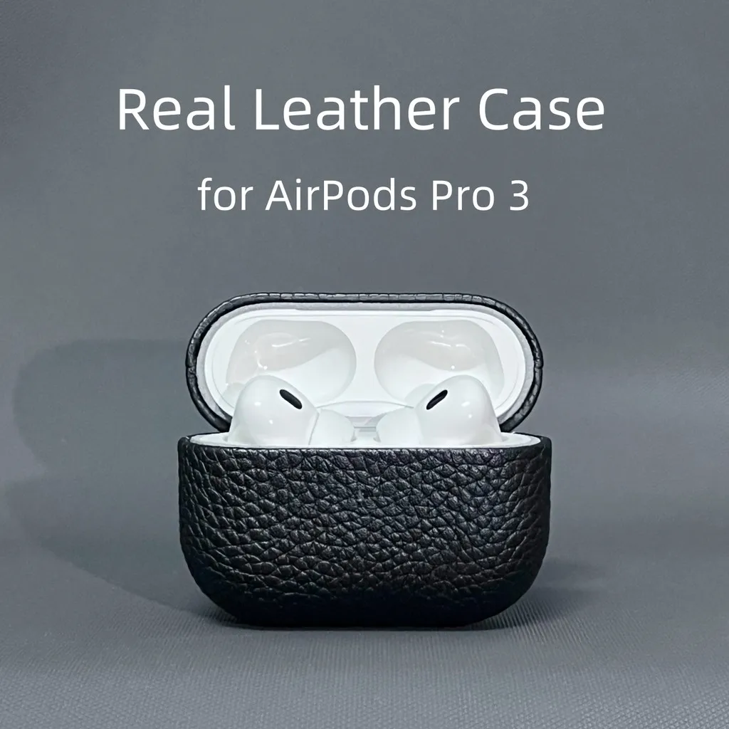 Per Apple AirPods Pro 3 Custodia in pelle Custodie per auricolari aziendali per AirPods Pro 3 Generation Cover Custodie per cuffie