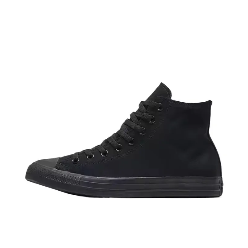 Converse Chuck Taylor All Star Men and Women Skateboarding Shoes High-top Outdoor Lightweight Vintage Sneaker Black