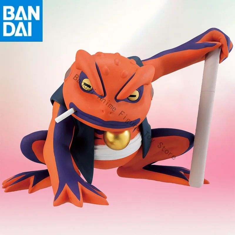 

in stock Original Genuine BANDAI NAMCO BANPRESTO NARUTO Shippuden Gamakichi PVC 10cm Figure model Collector Figurine Toys gift