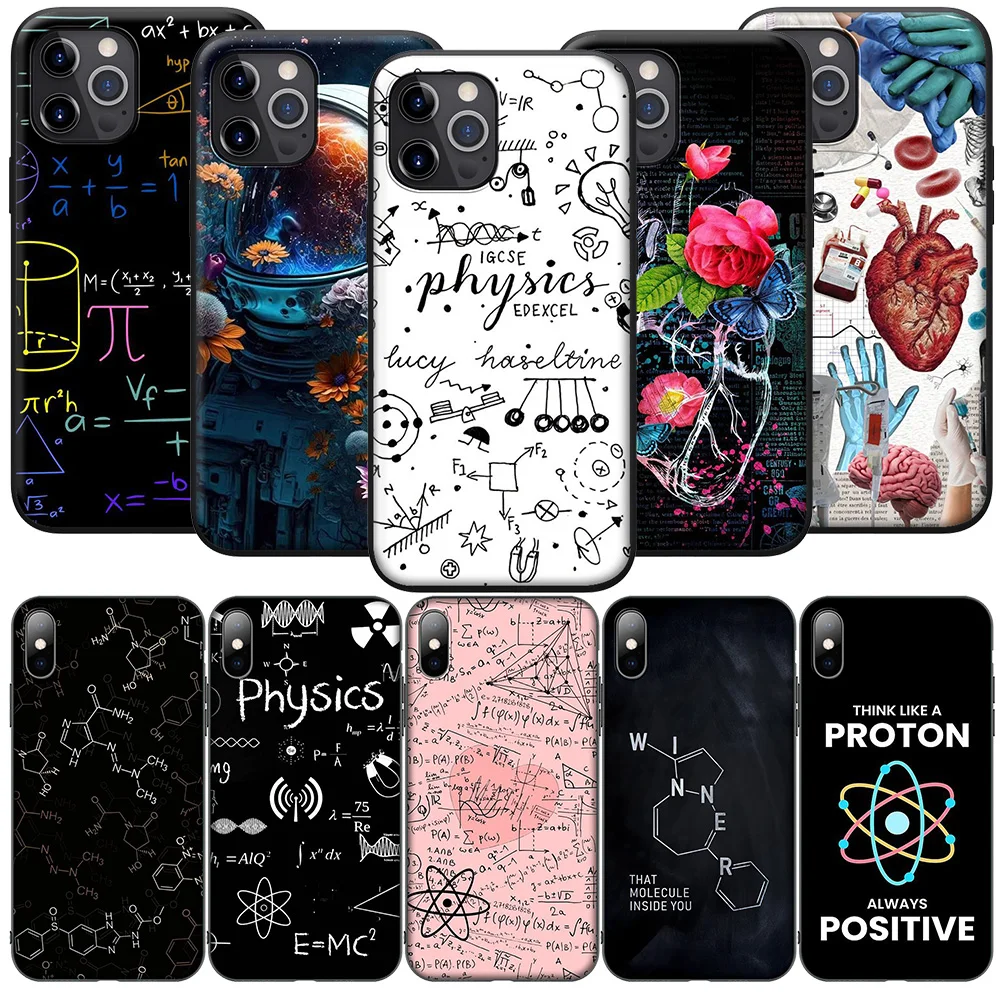 Chemical Maths Equation Formula New High-End Soft Case for Samsung Galaxy S20 S21 S22 S23 S24 Fe Plus Ultra Lite