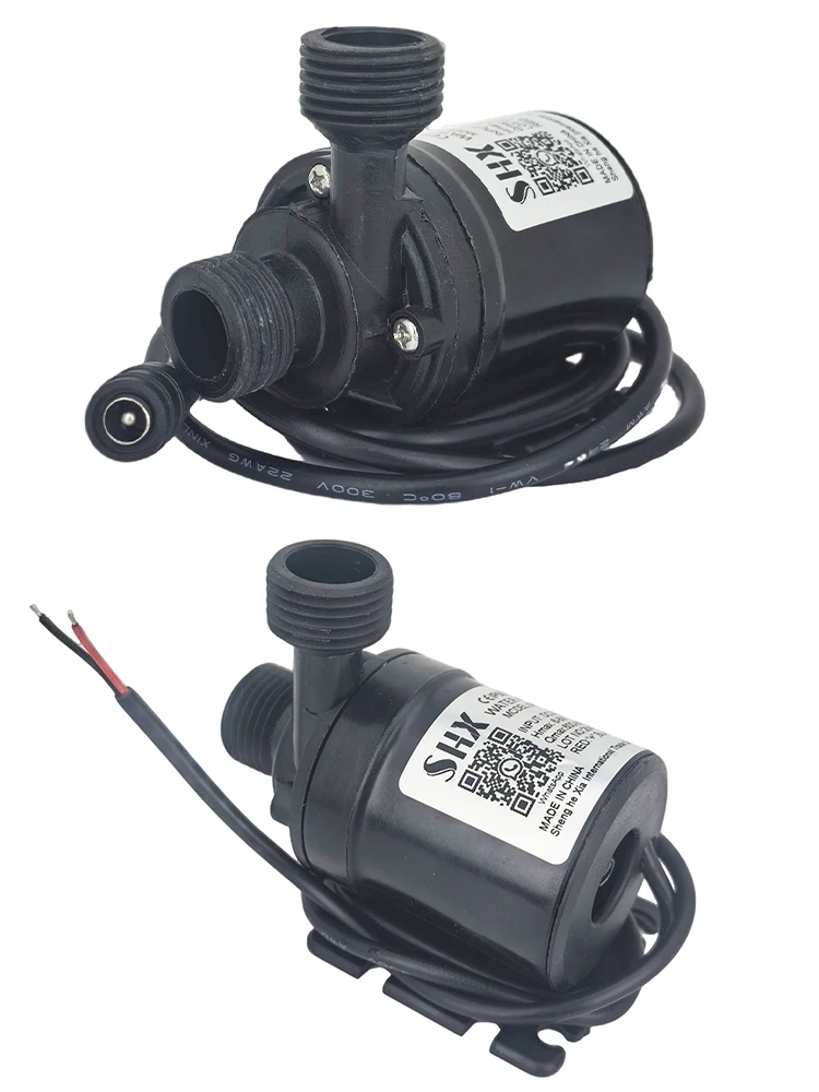 Ultra cicha pompa wodna Mini DC12V/24V bezszczotkowy silnik zanurzeniowy akwarium pompa wodna Adapter fontanna stawowa do akwarium ogrodowego — zdjęcie 2