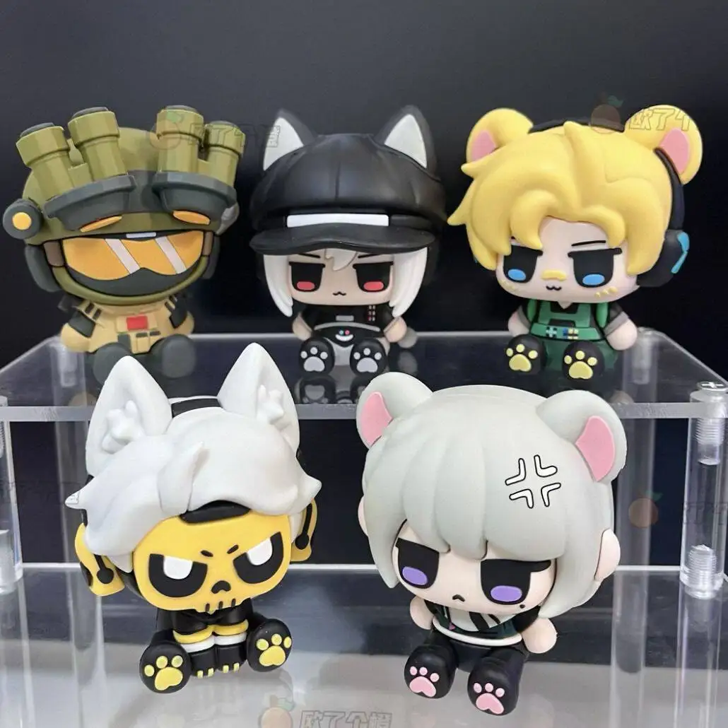 Figura de Anime Delta Force Roy Smee Hackclaw - Modelo de Figura Fofa Versão Q em PVC, Acessórios de Mesa, Brinquedos de Coleção e Presente