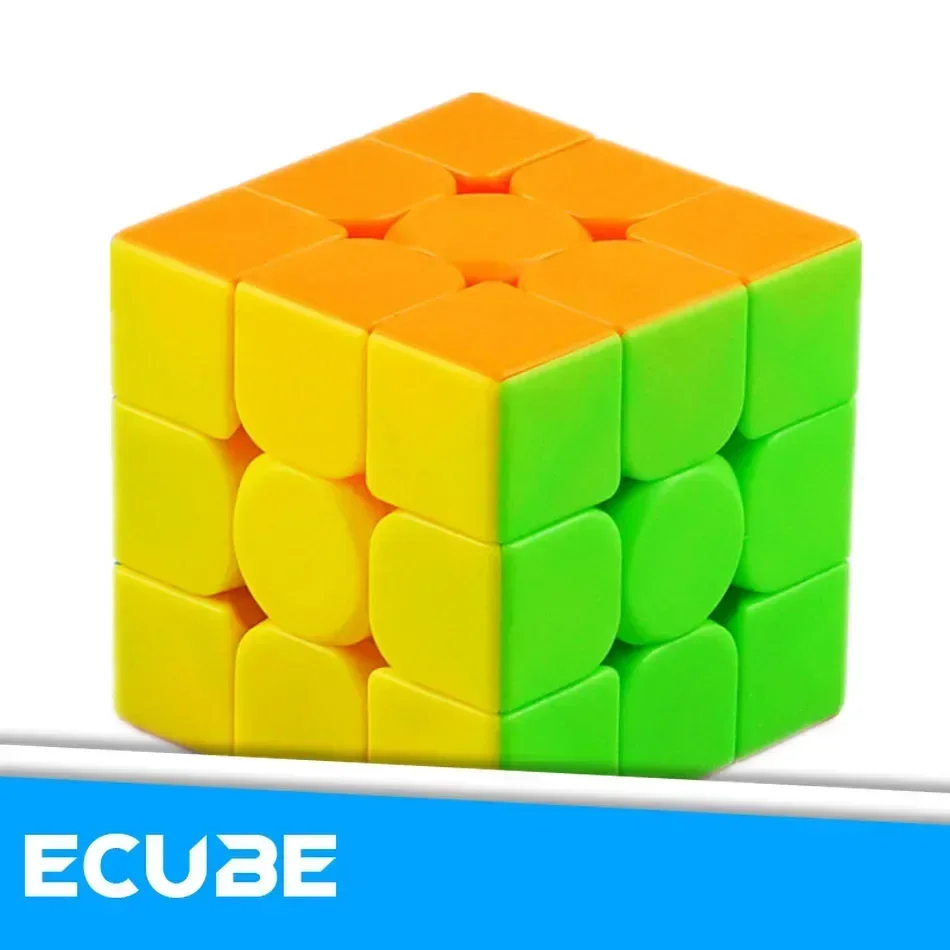 [ECube] MoYu MeiLong 3/3C 3x3 sans colle noir Macaron magique sans colle 3 couches vitesse Cube magique Puzzle jouets pour enfants