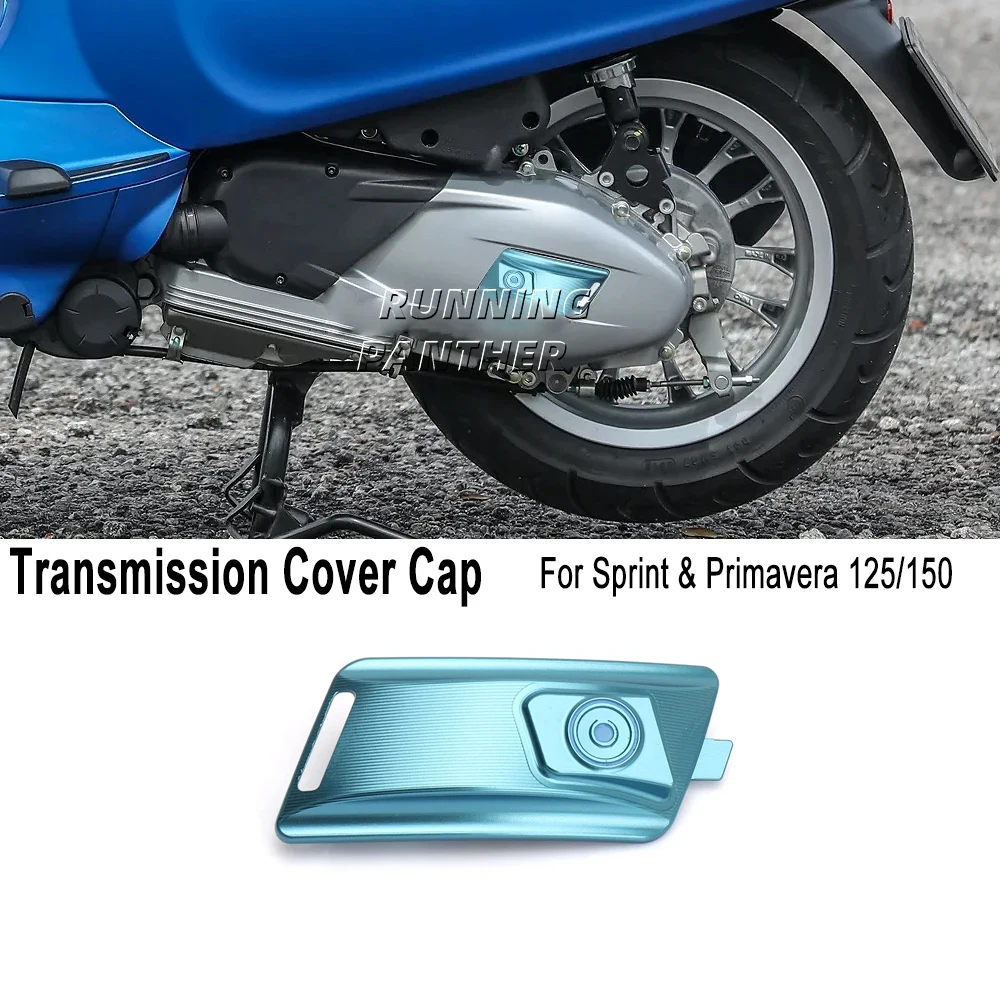 Motorcycle CNC Clutch Square Cover Drive Cover Transmission Cover Cap For Vespa Primavera 125 150 Sprint 150 SPRINT 125