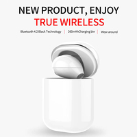 X20 Ultra Mini Wireless Single Earphone Hidden Small Bluetooth 3 Hours Music Play Button Control Earbud With Charge Case