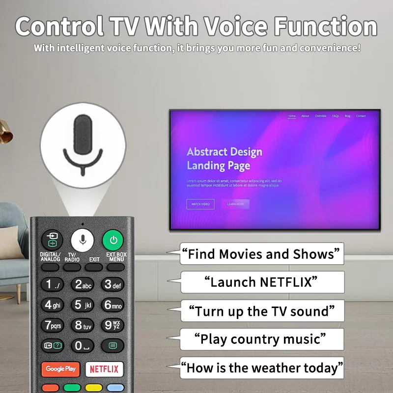 RMF-TX310E For Sony Voice Remote Control Compatible With Sony TV KD-43XF8096 KD-43XF7596 KD-43XE8396 KD-43XE8099 KD-43XE8096