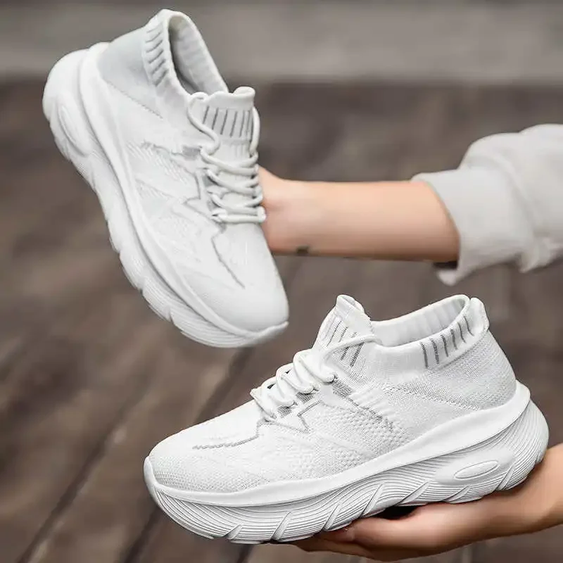 

Thick Sole Increase Height Sport Shoes Woman Sneakers Golf Trainers Sport Gym Woman Sneakers Popular Goods Kit Top Comfort