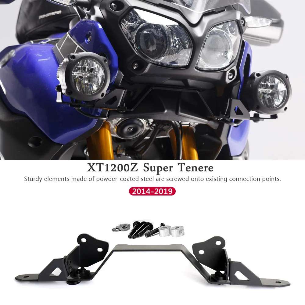 

XTZ 200 Super Tenere Motorcycle Accessories LED Fog Lights Auxiliary Light Mount Assemblie For Yamaha XT1200Z 2014-2019