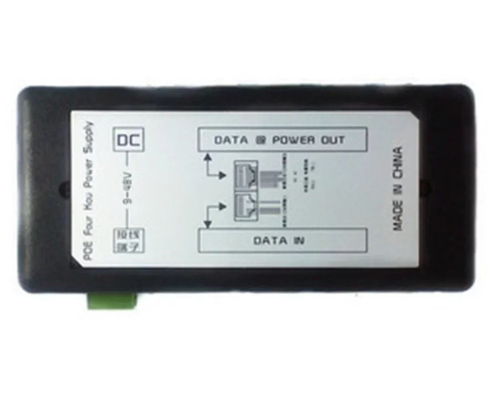 4 LAN Ports Passive Power Over Ethernet Module Injector, IP Camera Power supply, DC 9 - 48V, PoE switch adapter, PoE box