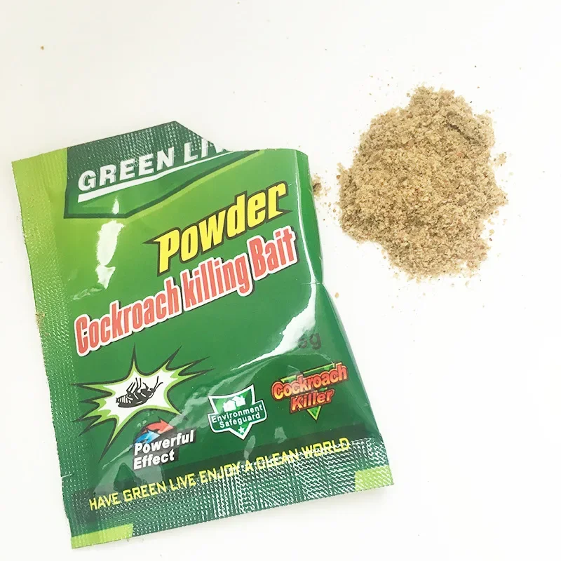 1-20pcs Effective Killing Cockroach Bait Powder Home Use Cockroach Insect Roach Killer Anti Pest Reject Trap Pest Control Traps