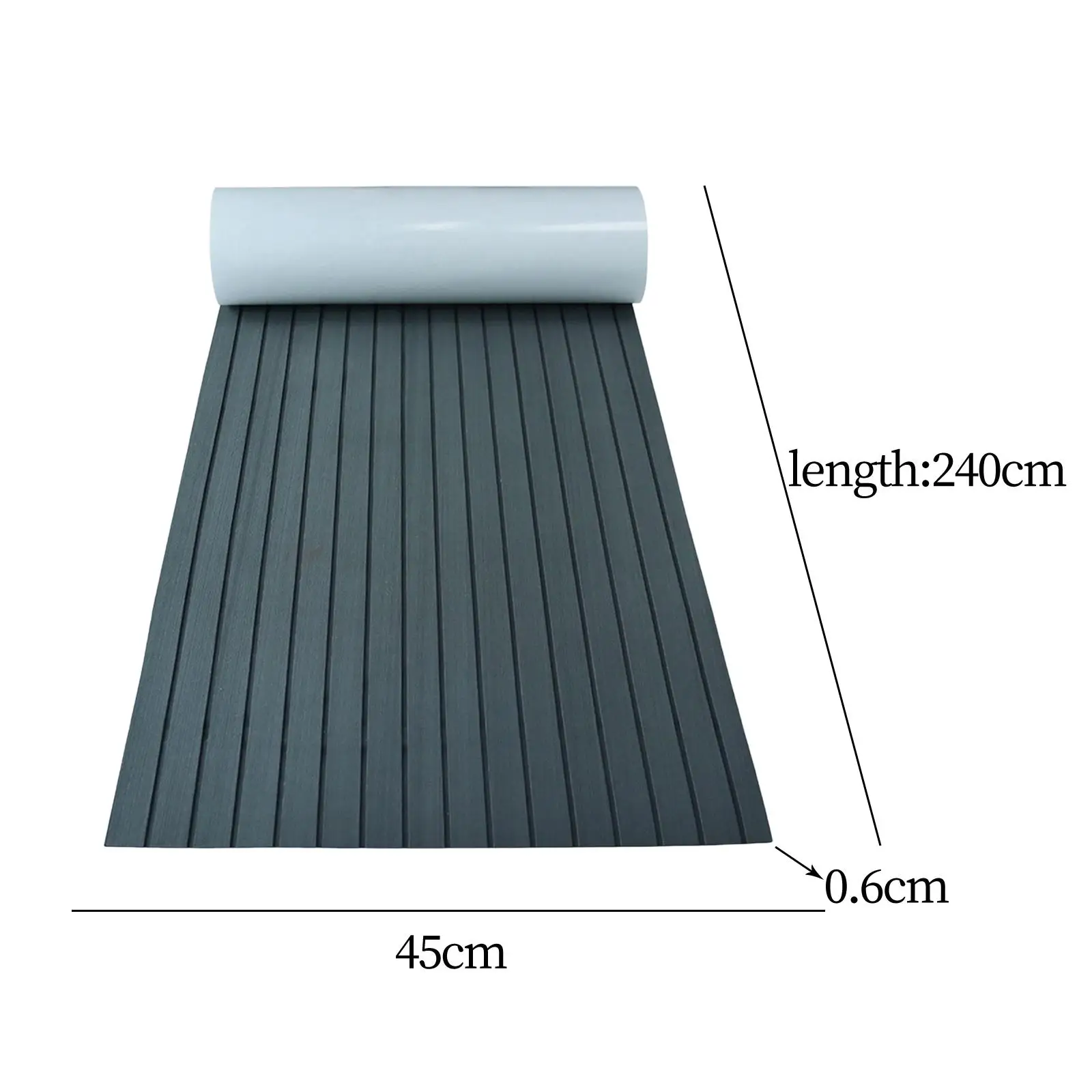 Motorboat Boat Floor Mat Non Slip 94.5x17.7x0.24inch Accessories Good Cushioning Walking Pad Heat Insulation RV Traction Pads