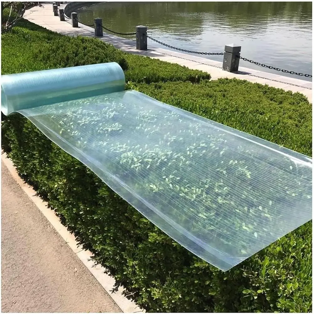 Durable Polycarbonate Greenhouse Cover - UV & Windproof, 59 x 13 for Plant Protection