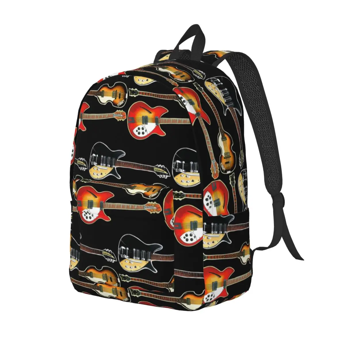 Mochila Rickenbacker Guitars And Hofner Bass, mochila de gran capacidad para niños, mochila escolar, bolsos de hombro para niños y niñas