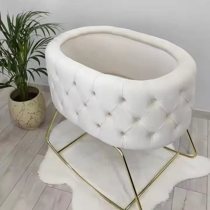 

Металлическая люксовая колыбель-качалка Moses Basket для новорожденных, прикроватная кроватка-люлька, детская кроватка, люлька-баунсер