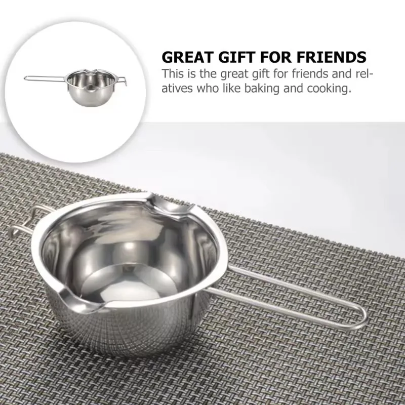 Stainless Steel Candle Wax Melting Boiler Pot with Heat Resistant Handle for Melting Chocolate Candy and Candle Making Supplies image 5