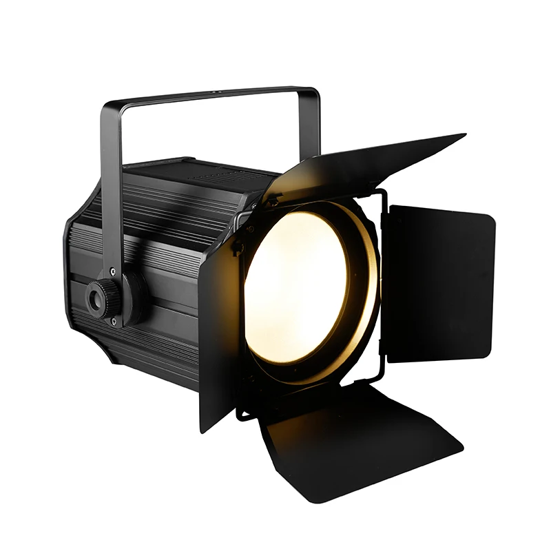 

200W COB LED Par Light with Barn Doors DMX512 Strobe Warm White&Cold White 200W Dj Wash Beam Effect Stage Lighting