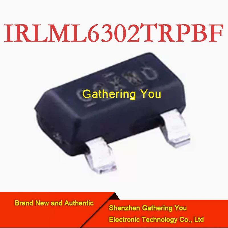IRLML6302TRPBF SOT23 MOSFET MOSFT P-Ch -0, 62a 600mOhm 2.4nC LogLvl nowy autentyczny