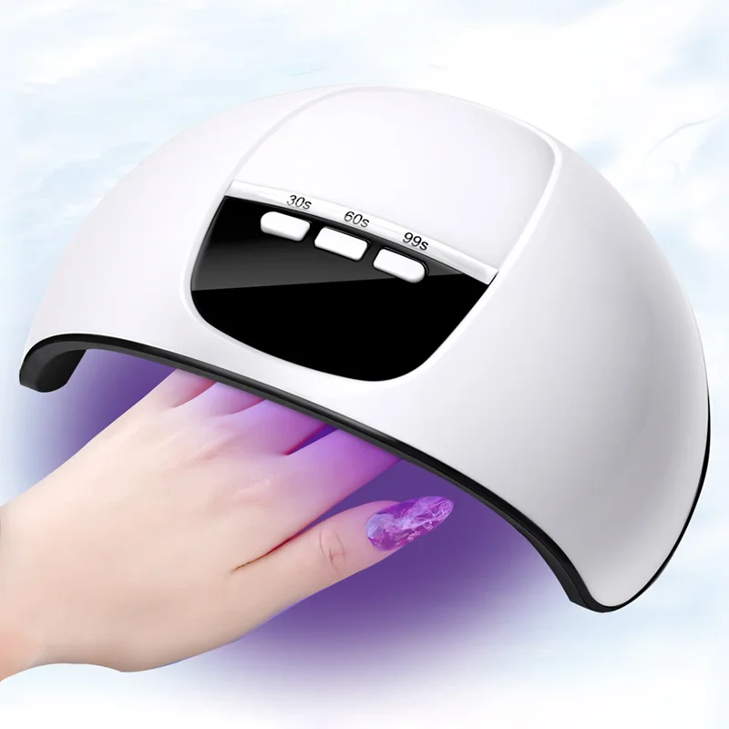 YIKOOLIN UV-lamp met 3-timers en LED-display, perfect voor het polijsten en drogen van nagellak - USB-interface voor gemakkelijk gebruik