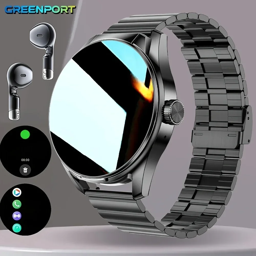 

2025 New Arrival 1.46 Inch HD Touch Screen Smart Watch Health Detection Sports Training Message Reminder Call Music Weather Gift