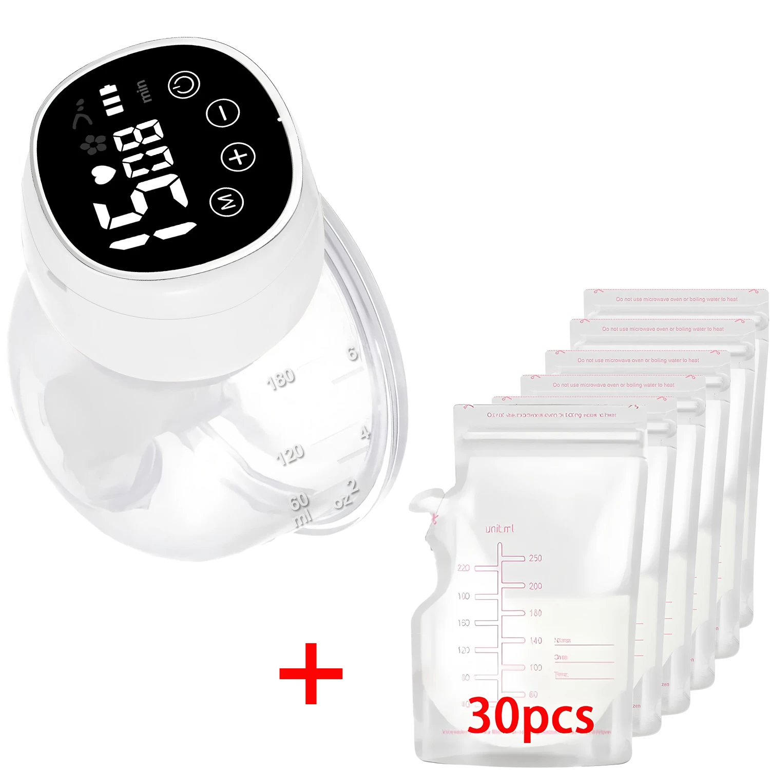 Elektryczny, przenośny, noszony na ciele laktator F1, bez użycia rąk, z regulacją poziomów ssania, komfortowy, automatyczny laktator.