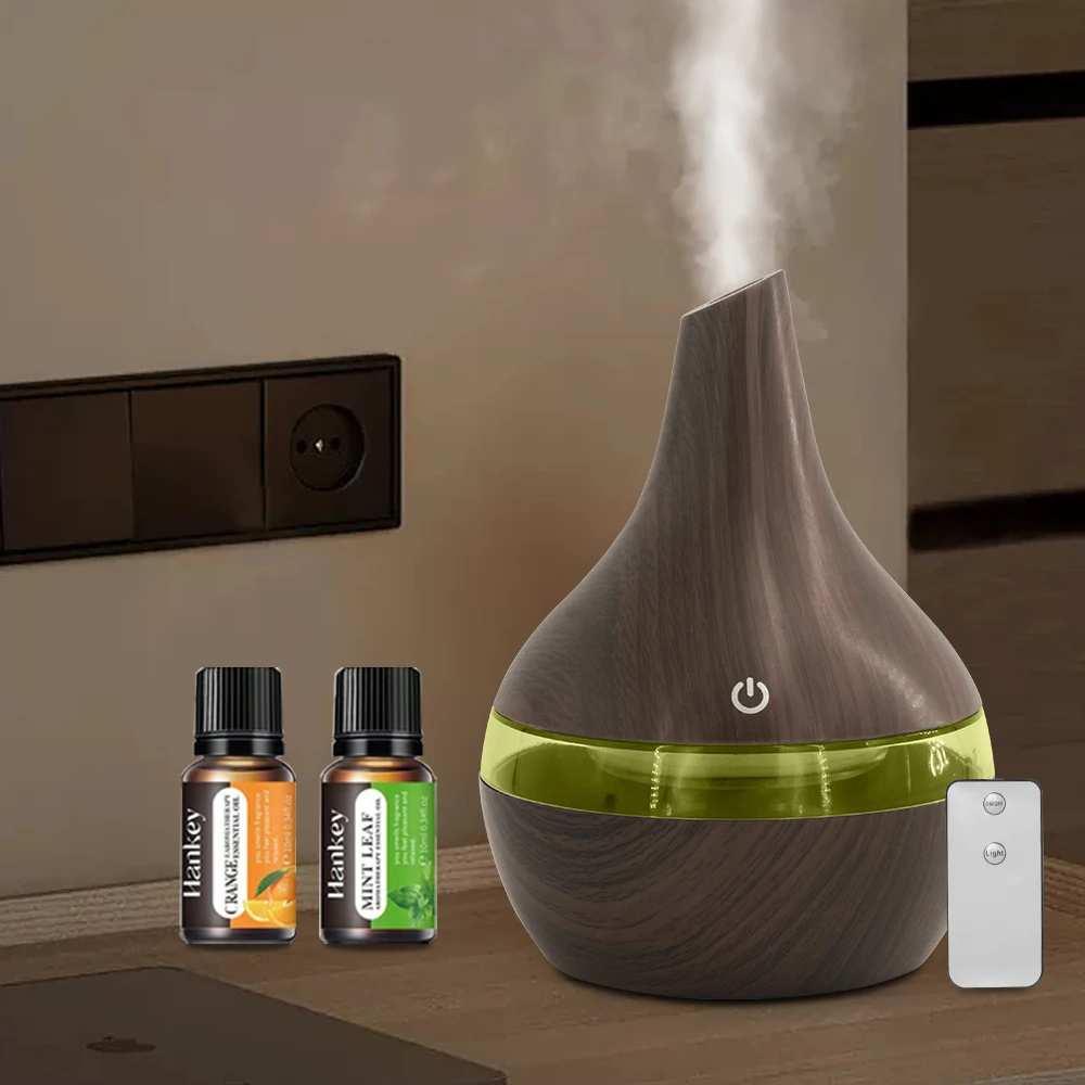 

‌Luxury 7-Color LED Aromatherapy Diffuser - 300ml Remote-Controlled Humidifier for Bedrooms & Offices (Whisper-Quiet Tech)