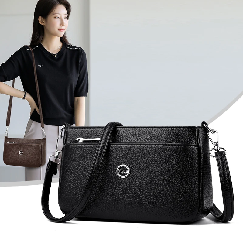 

Women Small Shoulder Bag, Luxury PU Leather Handbag for Work, Fashion Solid Color Crossbody Purse, Durable Everyday Office Bag