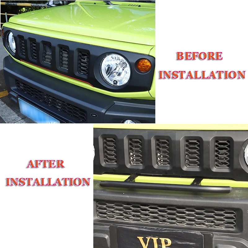 Led Light Bar Mounting Bracket Front Bumper Grills Spotlight Mounting Bracket Holder for Suzuki Jimny 2019 2020