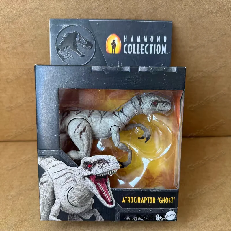 Auf Lager Mattel Jurassic Park Hammond Serie Savage Raptor Stygosaurus Velociraptor Triceratops Modell-Spielzeugfigur