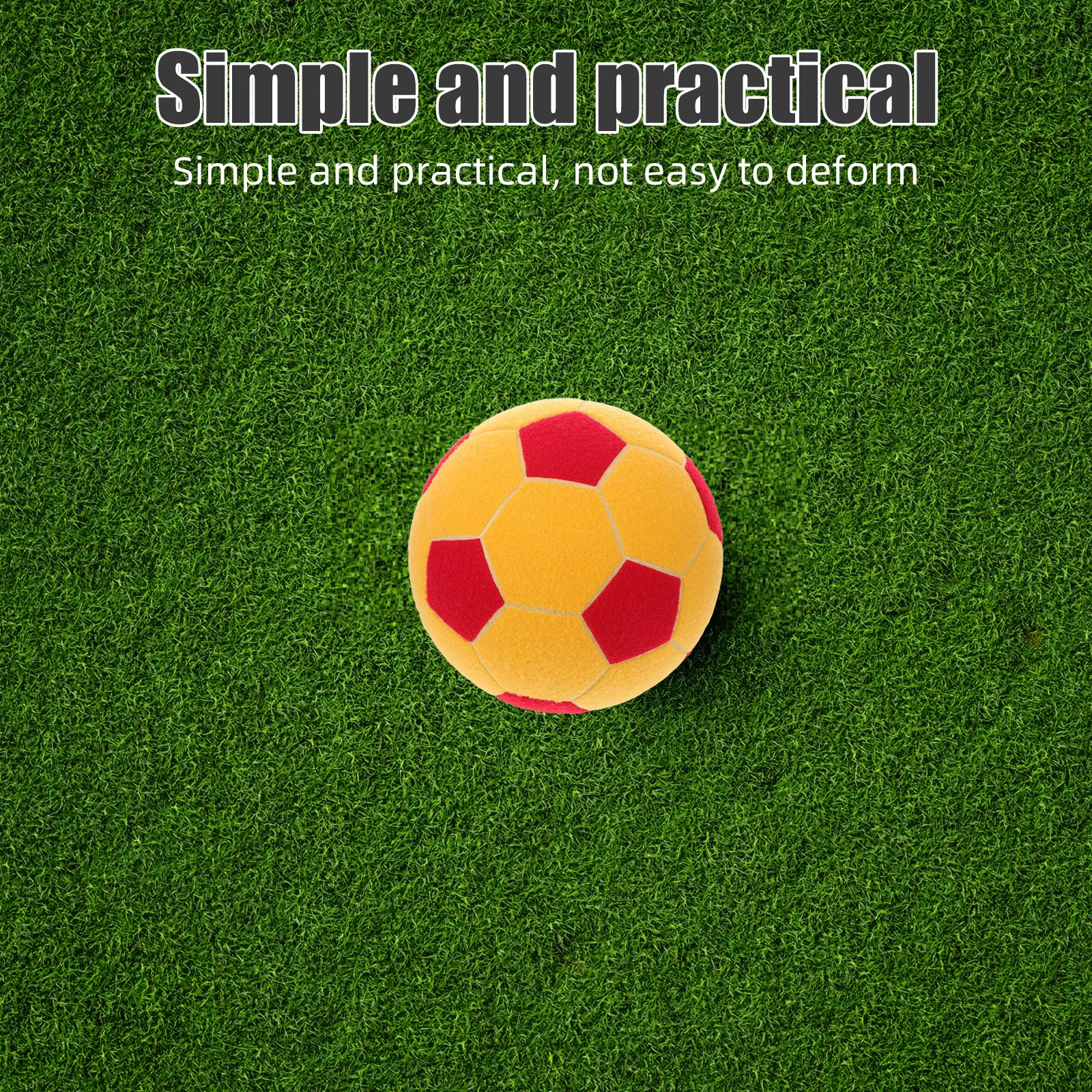 كرة قدم لاصقة قابلة للنفخ مقاس 8.25 بوصة لعبة كرة القدم التفاعلية للاستخدام الداخلي والخارجي للأطفال أهداف كرة القدم الصغيرة #2