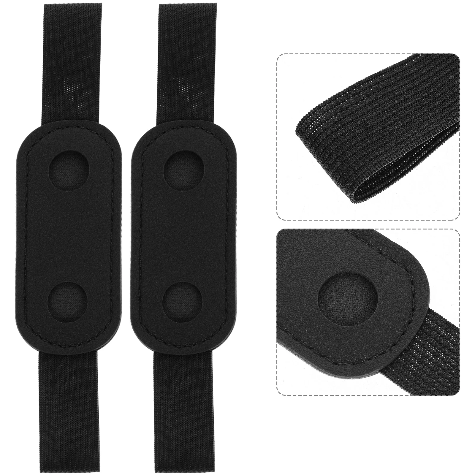 

6pcs Elastic Band Holder For Notebook Journal Sleeve Pu Pen Pouch Storage Case Pen Organizer For School Office Travel