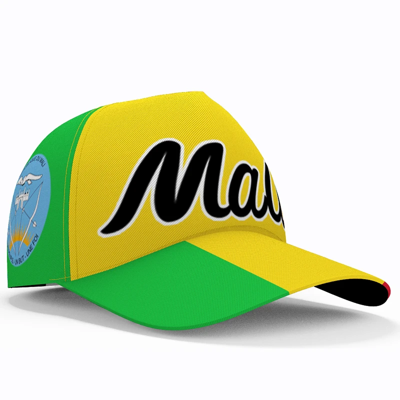 Mali Baseball Cap Free Custom Made Name Team Logo Ml Hats Mli Country Fishing Travel French Malian Nation Republic Flag Headgear