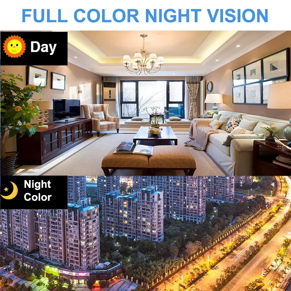 Câmera de vigilância de segurança colorida, visão noturna 4k ahd, ambiente externo, à prova d'água, detecção facial, 5mp, cctv, câmera bala analógica, 8mp