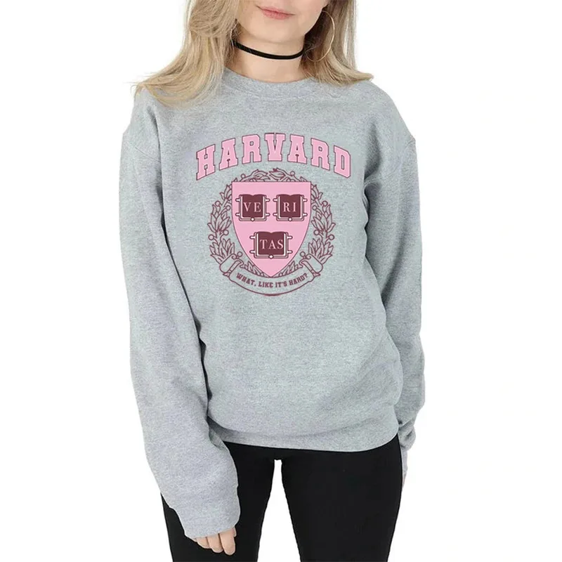 DY20Harvard Legally Sudadera rubia What Like It's Hard Sudadera con capucha Elle Woods Vintage Unisex Sudaderas con capucha Mujeres Sudaderas con cuello redondo25