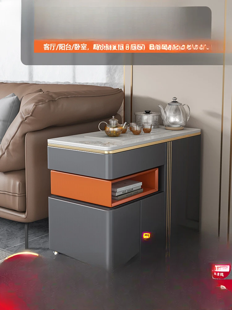 

NEW Light luxury rock plate tea table and chair combination, simple modern office and home use