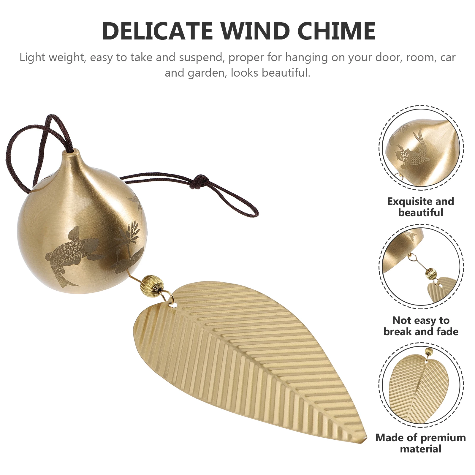 

Creative Metal Wind Bell Hanging Wind Chime for Balcony Door Window Decoration Balcony Hanging Decor