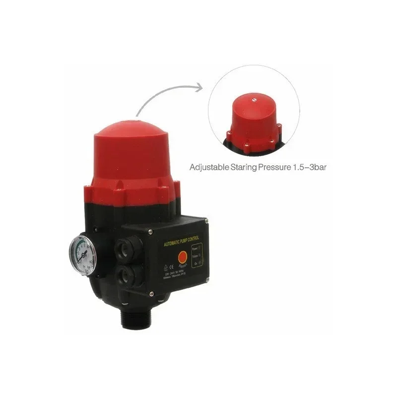 220V 1.5bar PC Series Water Pump Intelligent Controller Water Pump Electronic Pressure Switch Automatic Regulator