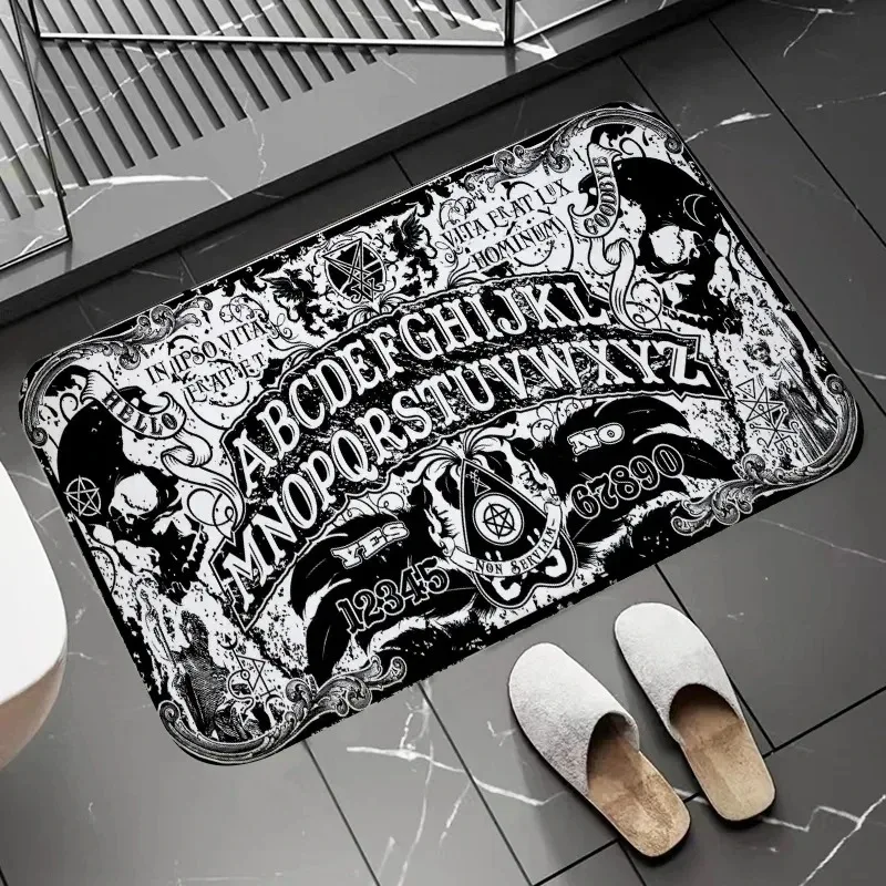 Mysterious Gothic Carpet Bedroom Decoration Creating A Special Atmosphere Rug Polyester Anti Slip Doormat
