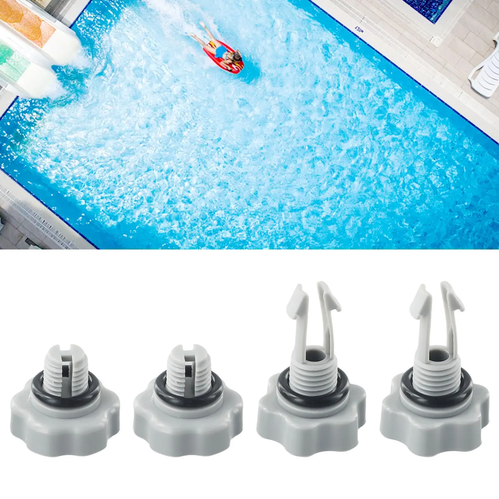 Air Release Valves For Intex Pump Efficiently Remove Air and Sediment Replacement Seals Kit for Intex Pool Filter Pumps
