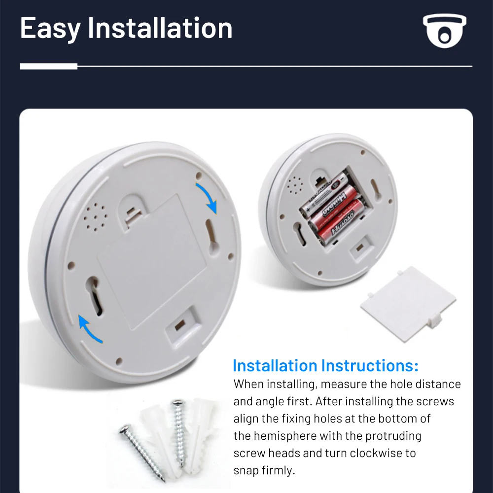 Home Security Dummy Camera Fake Dome CCTV Camera Video Surveillance Protection Camera Indoor with Blinking Red LED Indicator